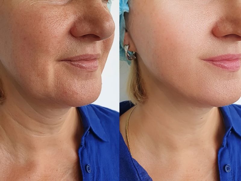 antes e depois harmoniza&ccedil;&atilde;o facial procedimentos utilizados